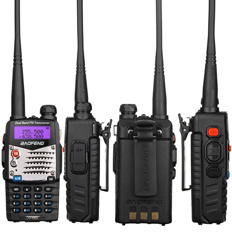 2Pcs Baofeng Uv-5Ra Walkie Talkie Walkie Scanner Radio Vhf Uhf Two Way Radio Cb Communicador Più Bellezza Baofeng Uv-5R Рация