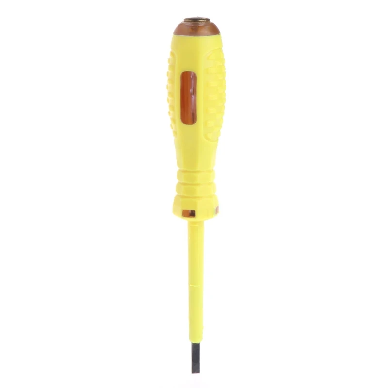 

100-500V Voltage Detector Slotted Screwdriver Electric Volt Tester LED Light Test Pen
