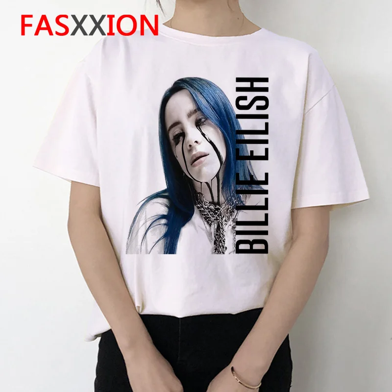 Billie Eilish Футболка женская хип-хоп ulzzang корейский стиль harajuku футболка новая одежда модная футболка 90s летний графический - Цвет: 5554