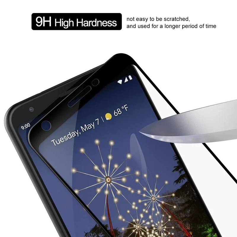 3D полное покрытие закаленное Стекло пленка для Google Pixel 3a 3 2 XL 2XL 3XL 3axL Pixel2 Pixel3