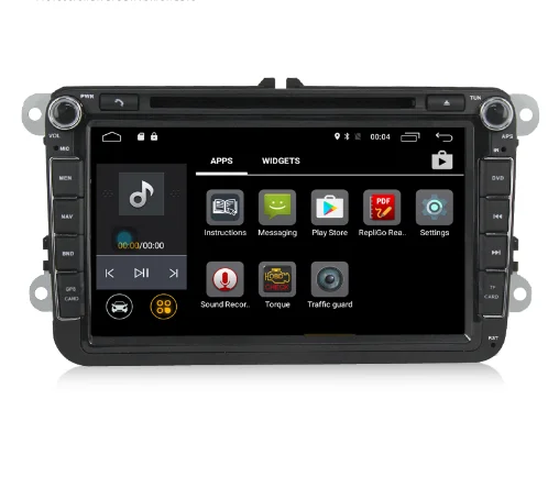 Best 5pcs Car DVD Player 2G RAM Android 7.1 8 Inch  For V W/Volkswagen/POLO/PASSAT/Golf/TOURAN/SHARAN 0