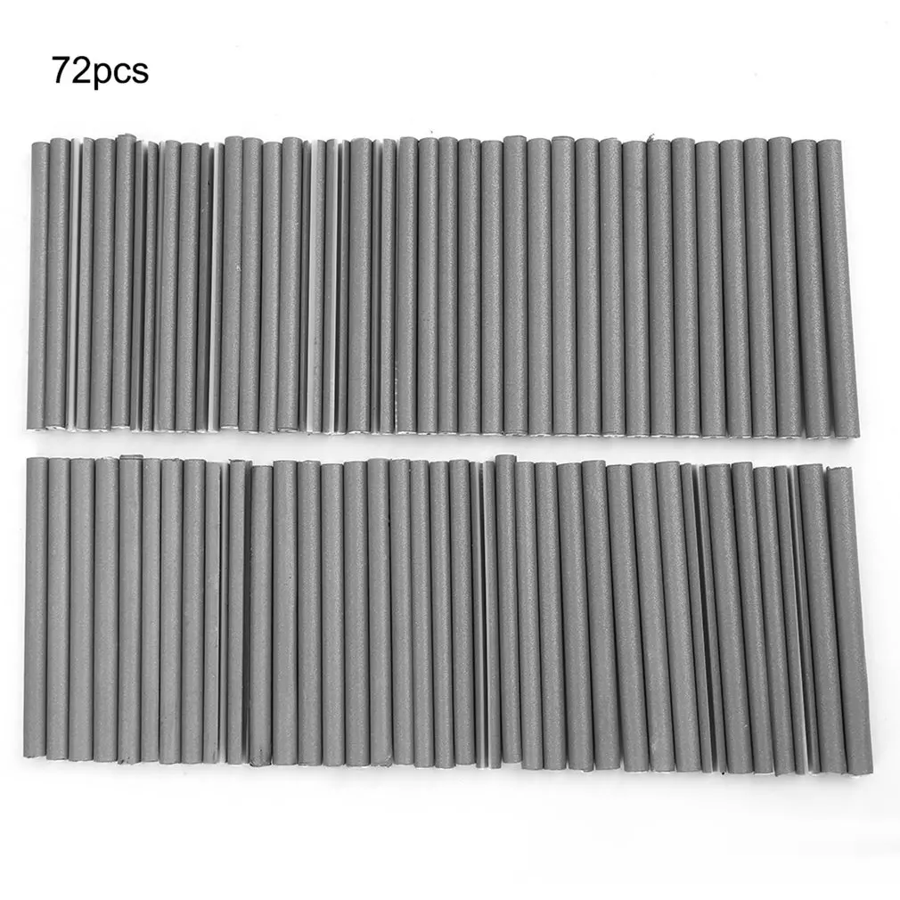 72pcs Reflective Mount Clip Tube Warning Strip Bicycle Wheel Spoke Mountain Rear Bike Reflector Light