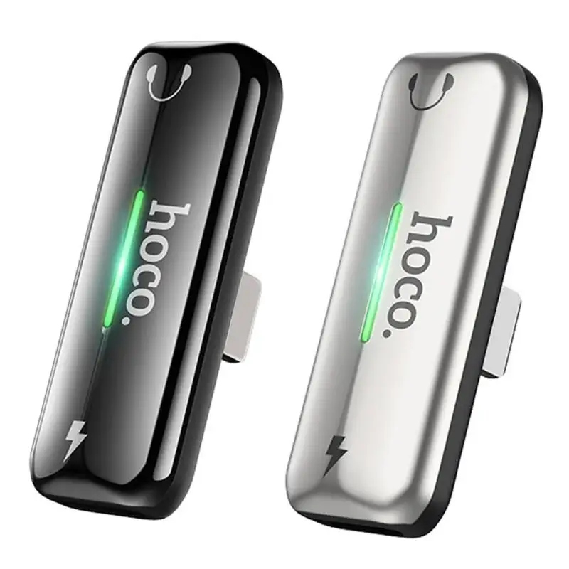 

HOCO LS27 Dual 8 Pin 2 in 1 Earphone Jack Splitter Portable Audio Converter