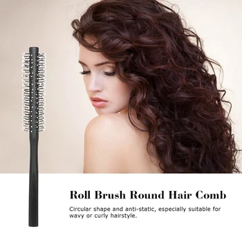 

1PC Roll Brush Round Hair Comb Anti-static Hair Comb Styling Tools for Home Wavy Curly Styling Care Curling Beauty Salon Tool