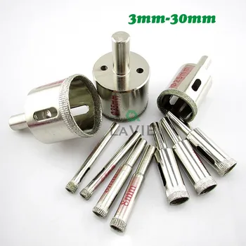 

Glass Hole Saw 3mm-30mm Diamond Drill Bit Hole Saws Tile Ceramic Marble Granite M25 Power Tool Accessories DB02048