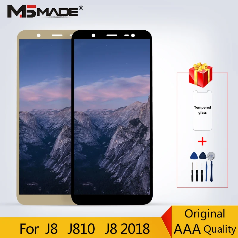Для samsung Galaxy J8 J800 J800FN J810 J810F J810Y дисплей сенсорный экран дигитайзер Запасные части
