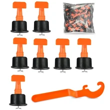 

50pcs/set Level Wedges Tile Spacers For Flooring Wall Tile Spacer Carrelage Tile Leveling System Leveler Locator Spacers Plier