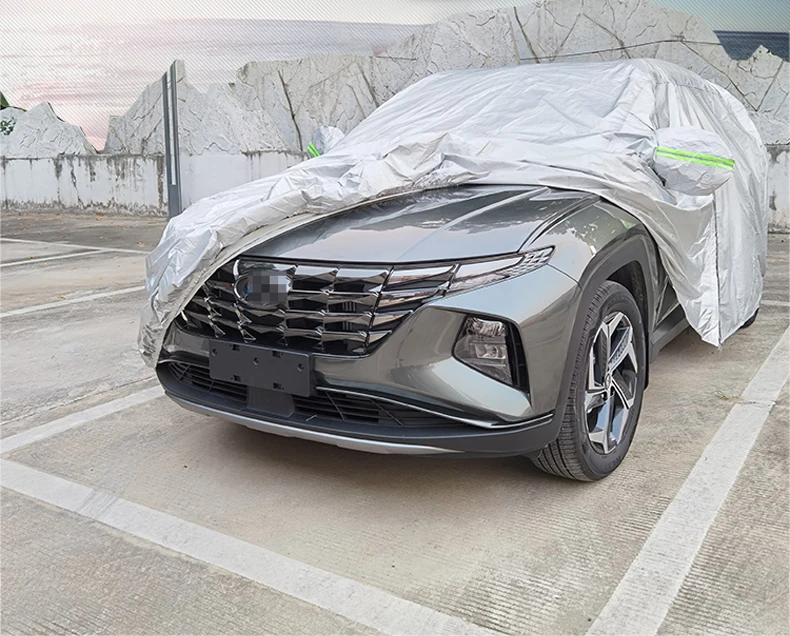 Full Car Covers Rain Frost Snow Dust Waterproof Protection Exterior Car Cover Anti UV Accessories For HYUNDAI Tucson 2021 NX4