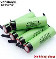 100% Новый оригинальный NCR18650B 3,7 v 3400 mah 18650 литий-Перезаряжаемые Батарея сварки Никель листовые батареи