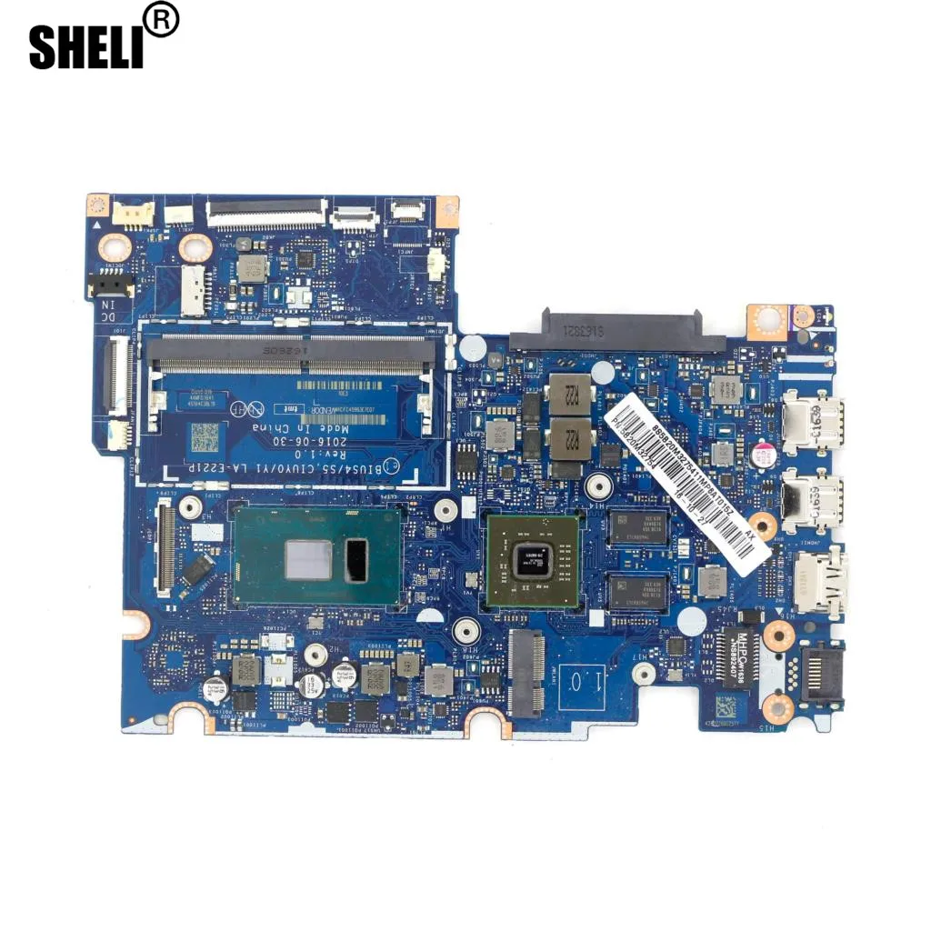 5B20M32754-Дискретная материнская плата BIUS4/S5 CIUY0/Y1 LA-E221P w/ i5-7200U + R5 M330 V2G для Lenovo Yoga 510-14ikb |