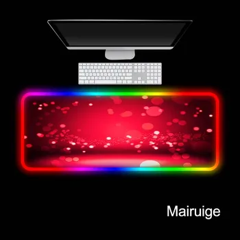 

Mairuige Fantasy lights colorful Gaming RGB Large Anime Mouse Pad Mouse Mat Computer Mousepad Led Backlight Keyboard Desk Mat