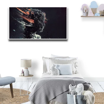 

Nordic Abstract Science Fiction Characters Canvas Art Painting Picture Wall Art Home Bedroom Decoration