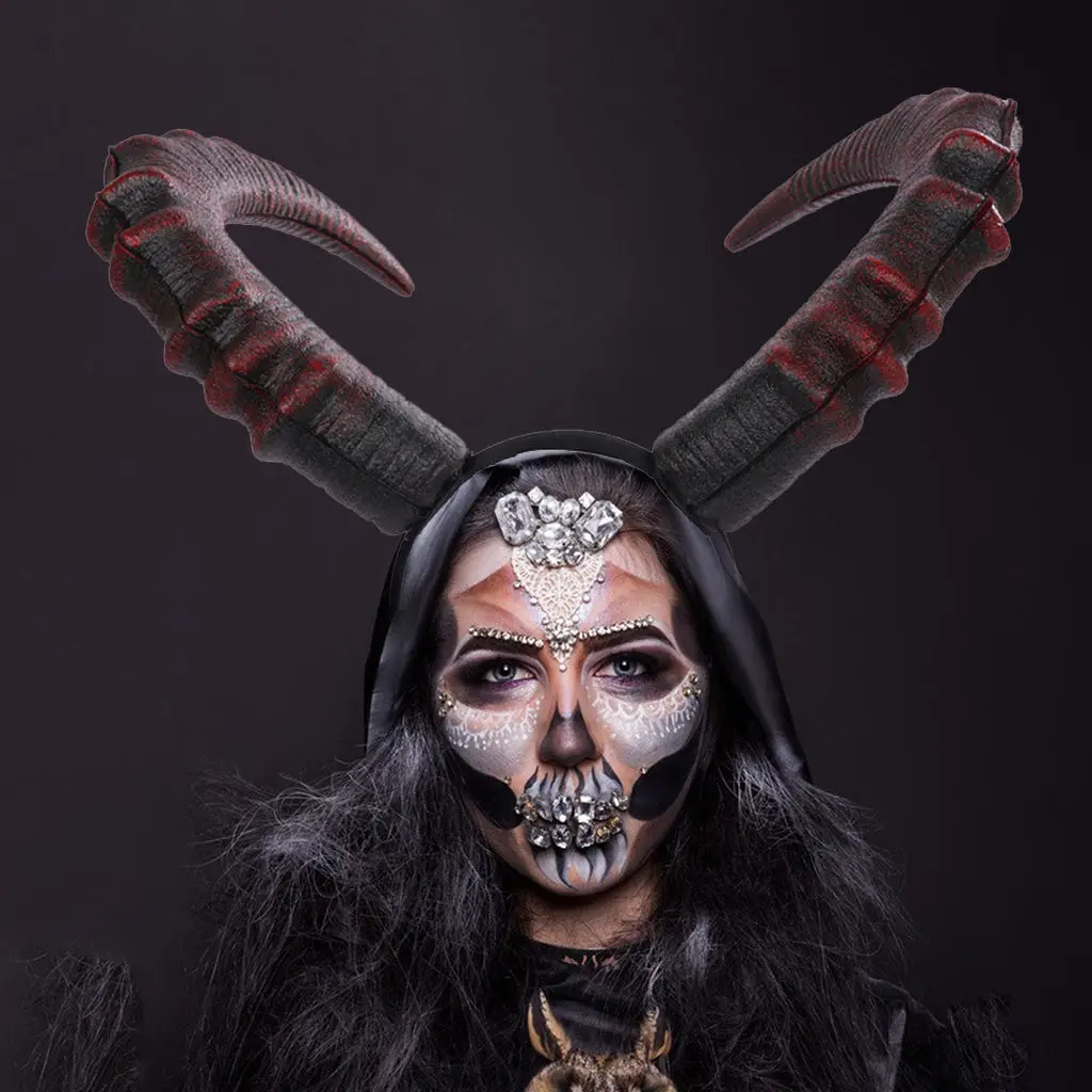 Fascia Per Capelli Con Corna Di Diavolo Luminose A LED: Accessorio Costume Halloween Per Donna E Uomo