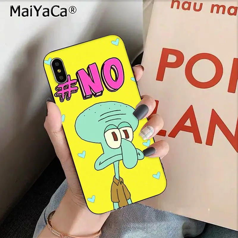 A6 MaiYaCa милый мультфильм кальмарные щупальца ТПУ силиконовый чехол для телефона Apple iphone 11 pro 8 7 66S Plus X XS MAX 5s SE XR - Цвет: A6