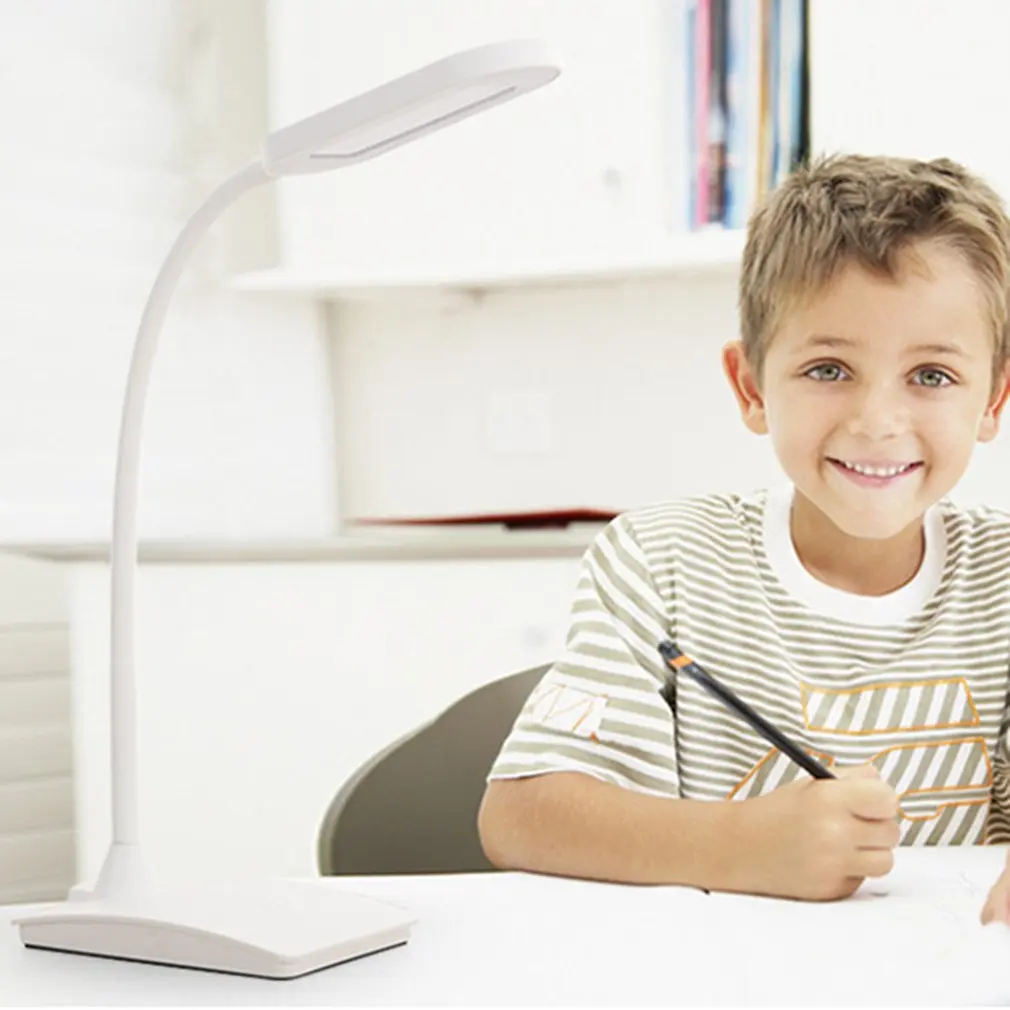 

360 Degree Foldable USB Rechargeable Touch Sensor Table LED Lamp 3 Level Dimmable Reading Study Desk Light