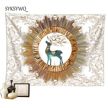 

christmas deer wall tapestry mandela wall japanese tapestry mandalas decorativas wall sheet