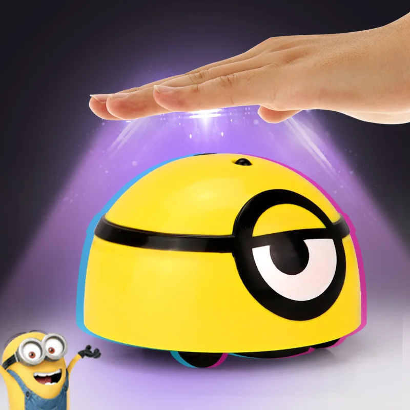 awesome  Runaway Minion Ball Magic Shinning Luminous LED RC Kids Infrared idea Magical Induction Toys Crazy 