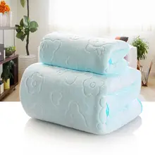 [Полотенце+ банное полотенце комплект] Осень и зима горячая распродажа толстое Впитывающее сверхтонкое волокно тисненое взрослое банное полотенце 70*140