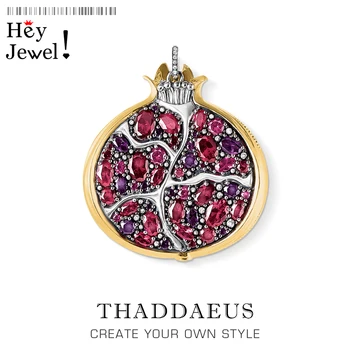 Pendant Pomegranate,2020 Brand New Vintage Fashion Jewelry Europe Bijoux 925 Sterling Silver Symbol of Life Gift For  Woman