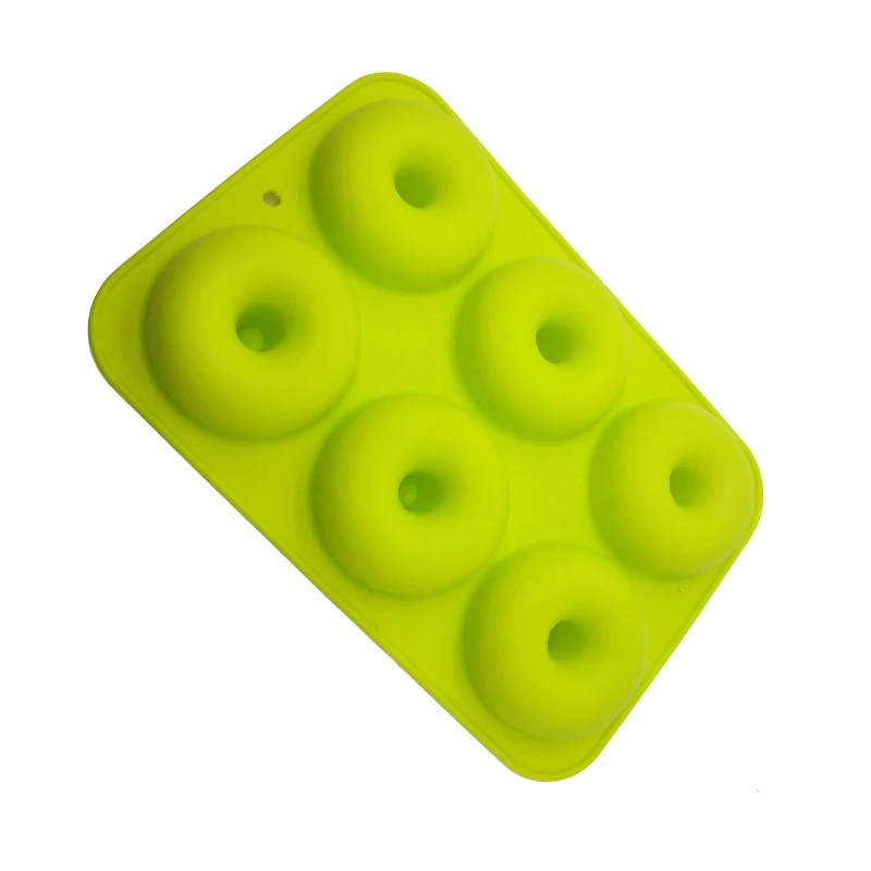 

Non-stick Round Cake Moulds Silicone Baking Tray 6-Compartment Cake Tin Heat Resistance Mold Durable Home Kitchen Baking