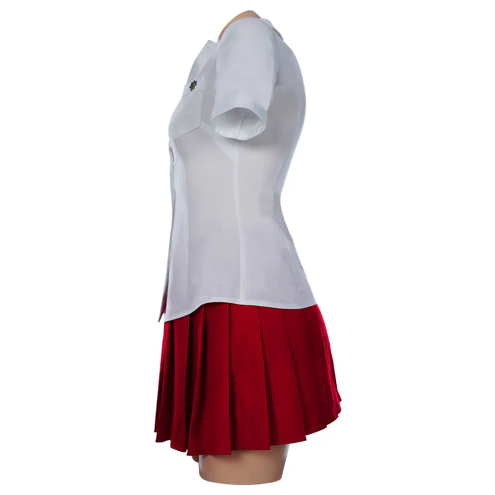 Danganronpa Akane Owari костюм для косплея школьная форма девочек рубашка + женский