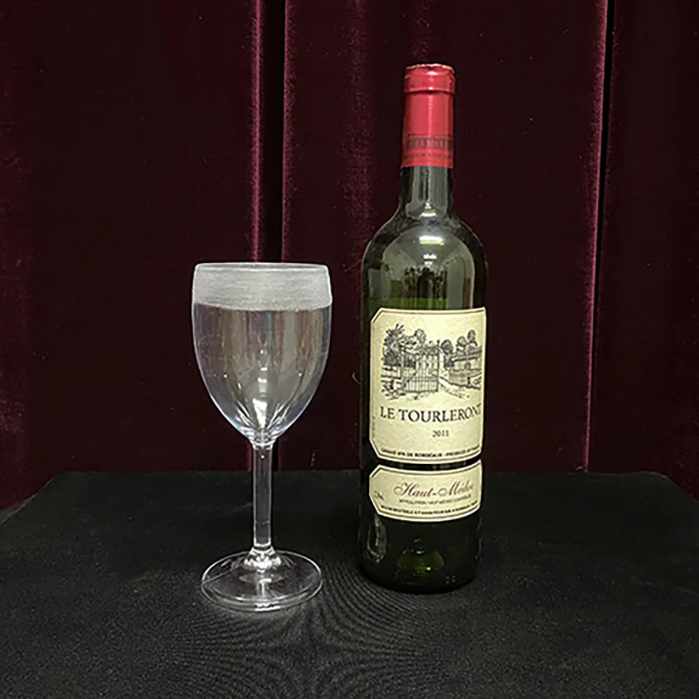 Floating Airborne Wine and Glass Magic Tricks Stage Props Accessories Gimmick Comedy Remains Suspended in air Magie | Игрушки и хобби