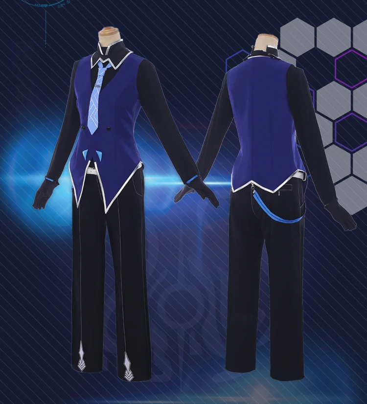 Аниме! Honkai Impact 3 версия Fu Hua Night Squire Battlesuit Готическая униформа косплей костюм унисекс костюмы на Хэллоуин