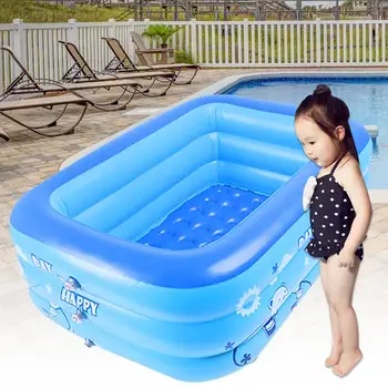 

Kids inflatable Pool High Quality Children's Home Use Paddling Pool Large Size Inflatable Square Swimming Pool for baby