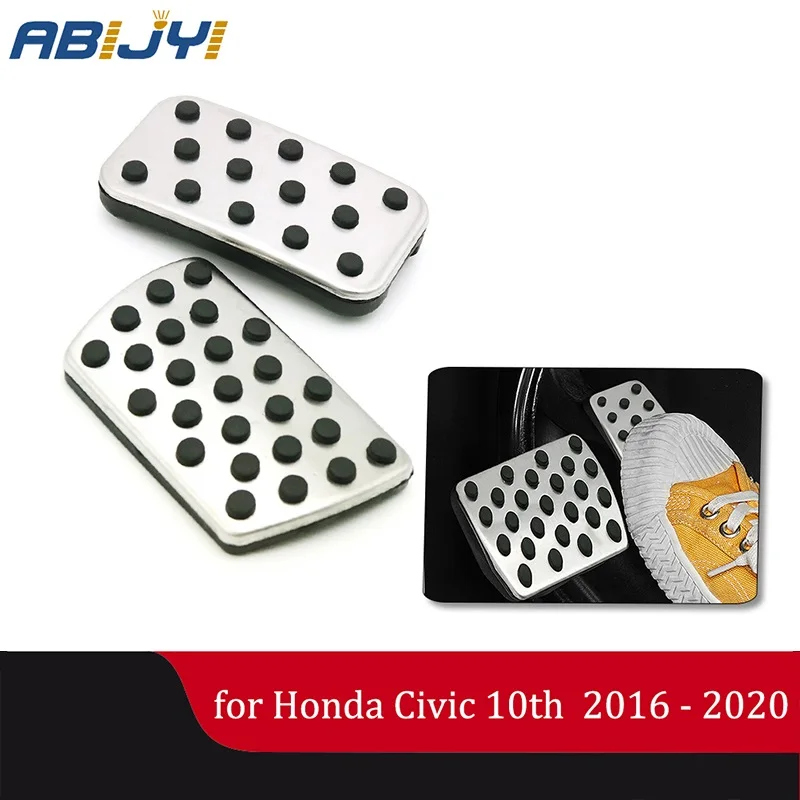 No Drilling Car Fuel Brake Footrest Pedal Cover Accelerator Brake Foot