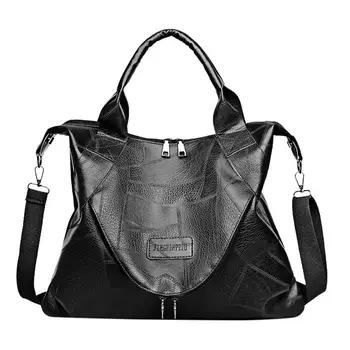 

Brand Soft Leather Crossbody Bag Women's Handbag Solid Color Large Capacity Shoulder Bags Ladies Messenger Bag #20