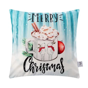 

Pillow cover Ethel "Merry Christmas" 40x40 cm, polyester 100%, velor 4780261