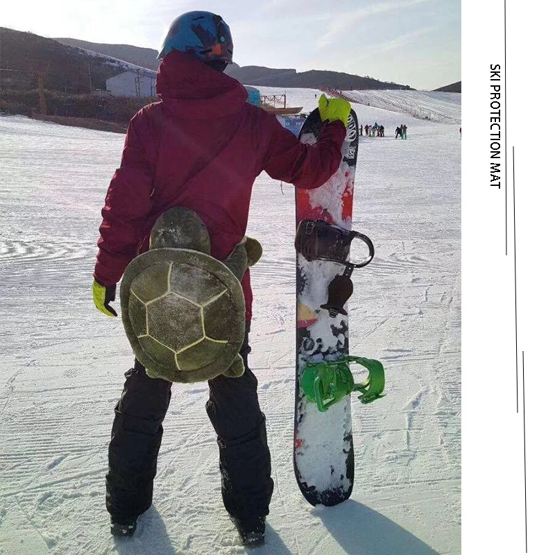 Лыжная Экипировка для взрослых и детей, черепаха, защита для сноуборда, катания на лыжах, сноуборде, хип-хоп, защитная Милая мультяшная Защитная Подушка, наколенник, хип-коврик