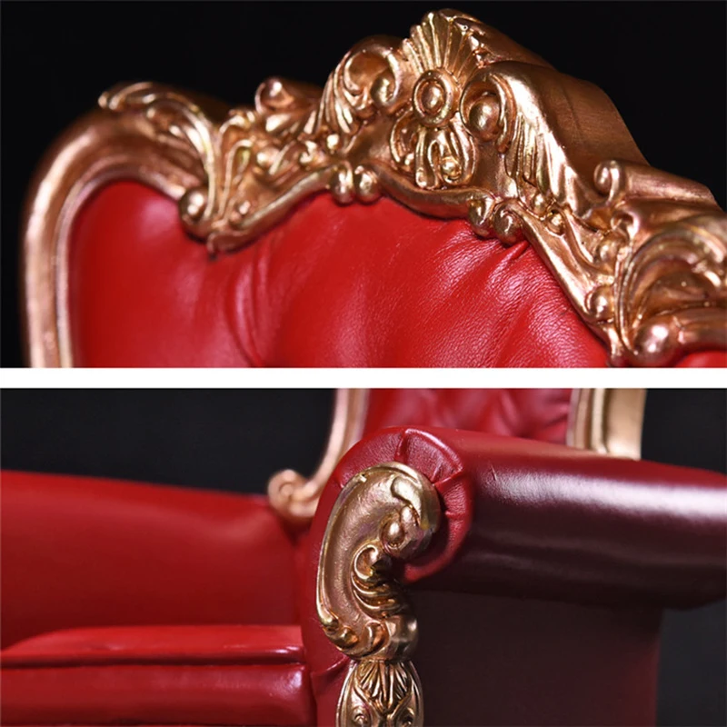 Hot Figure Accessory Furniture 1:6 Scale European Queen Sofa Chair Model W Crystal Sofa Model Toys