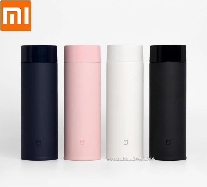 Xiaomi mijia 350 мл Портативный Красочный термос из нержавеющей стали чашки Термочашка изоляционный замок Cold Coffee кружки дорожная бутылка