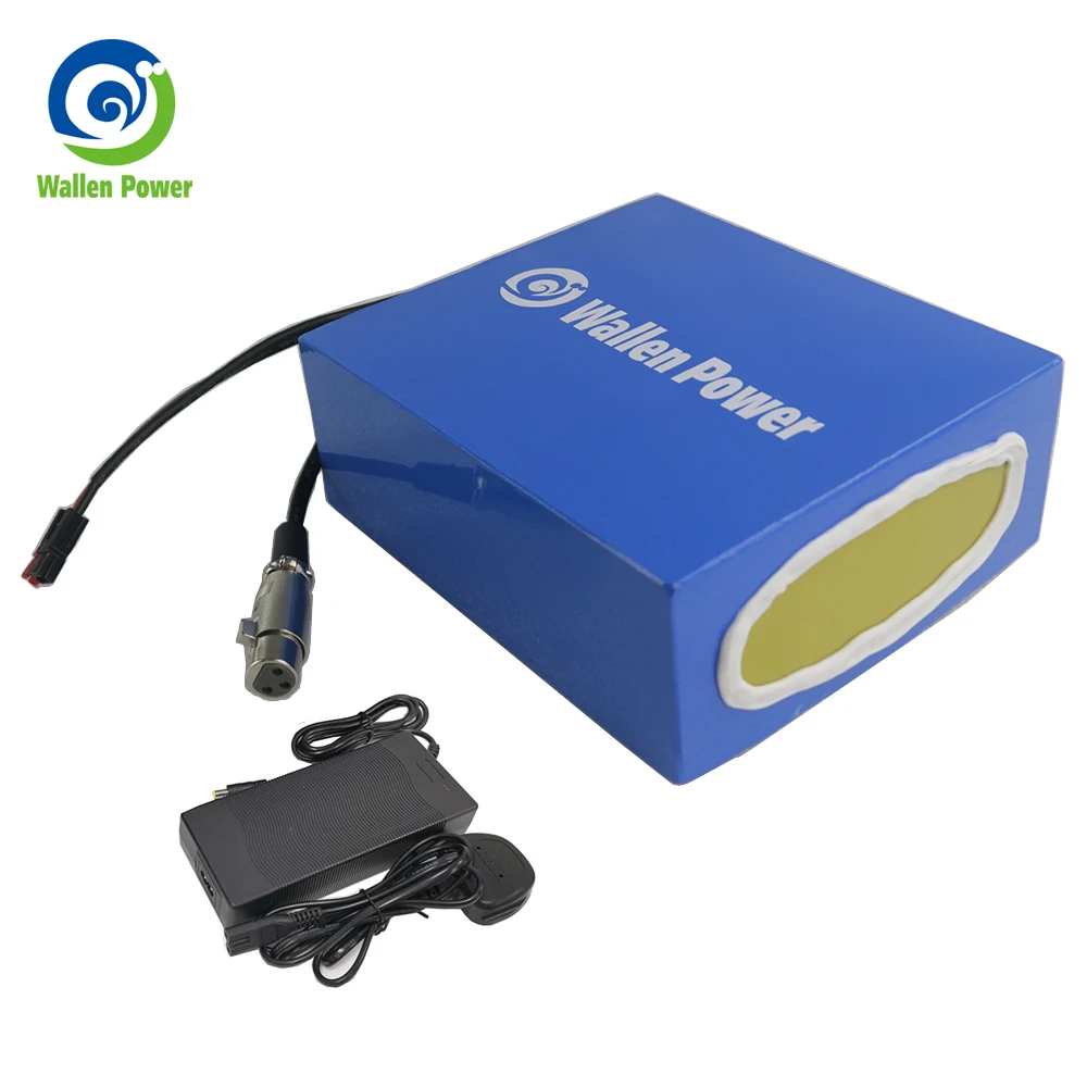 

Ebike Battery 48V 15AH Waterproof Lithium Battery Pack 48V with Charger and 30A BMS Protection for 1000W 750W 500W Motor