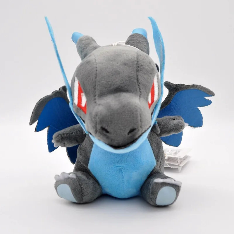 Pokemon Figure Blue Charizard Plush Toys Pokemon Q.ver Charizard Animal Plush Toys Dragon Plush Soft Stuffed Plush Toys for Kid