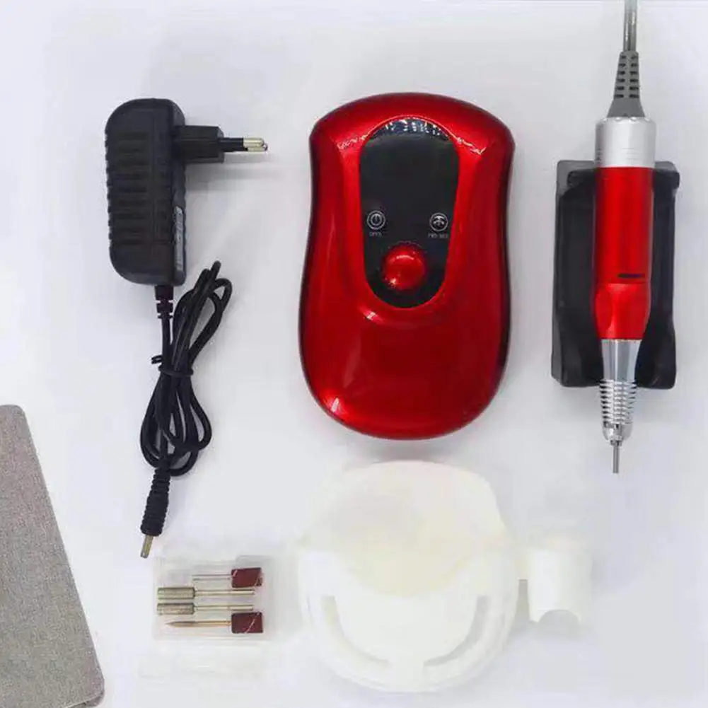 

Portable Rechargeable Electric Nail Art Drill Machine 30000RPM Manicure Polisher Pedicure Nail File Nail Art Tools Kit