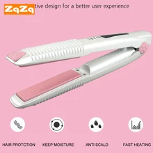 

USB Rechargeable Curling Iron Wireless Direct-Curling Dual-Purpose Portable Four-Speed Temperature Regulating Hair Straightener
