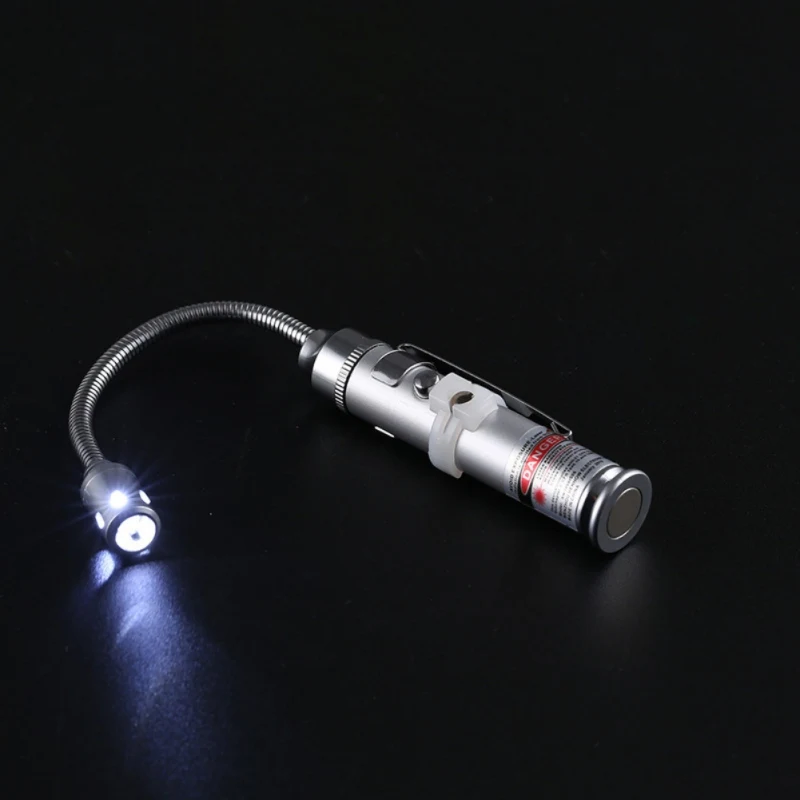 

Flexible Magnet Camping Fishing 360 Degree Head Flashlight LED Outdoor Torch Lightweight Magnetic Pickup Tool Lamp Light