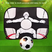 

Foldable 2 In 1 Children Football Gate Net Outdoor Sports Toys Football Goal Door Set for Backyard Indoor Toy Soccer Equipment