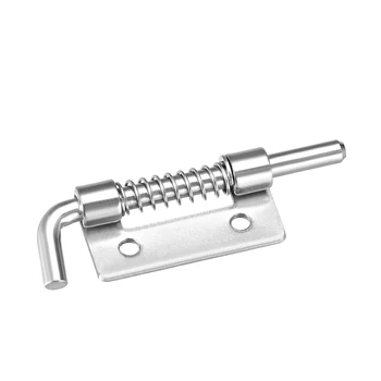 

uxcell Spring Latch, 2.2 Inch Right-handed Stainless Steel 304 Barrel Bolt Lock for Cabinet Door, 5 Pcs