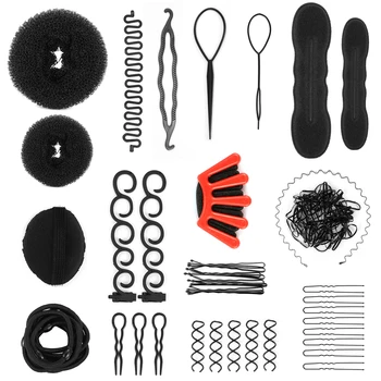 

Durable And Reusable Hair Styling Set DIY Hair Design Styling Tools Hair Modelling Tool Set Hair Accessories Hairstyles