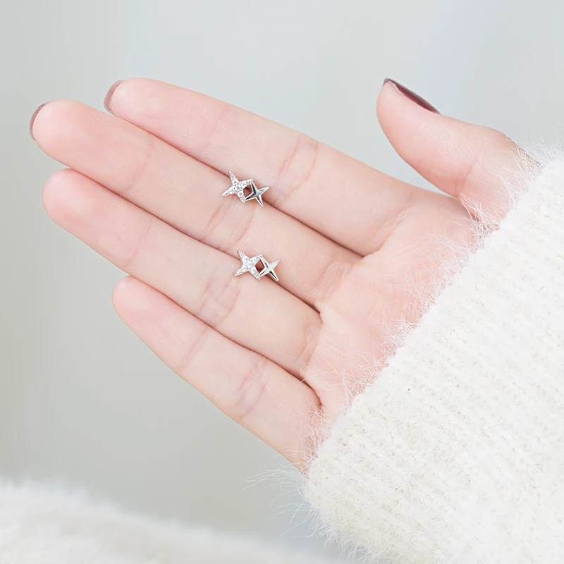 Серьги для сна новинка 2019 женские серебряные серьги в Корейском стиле маленькие