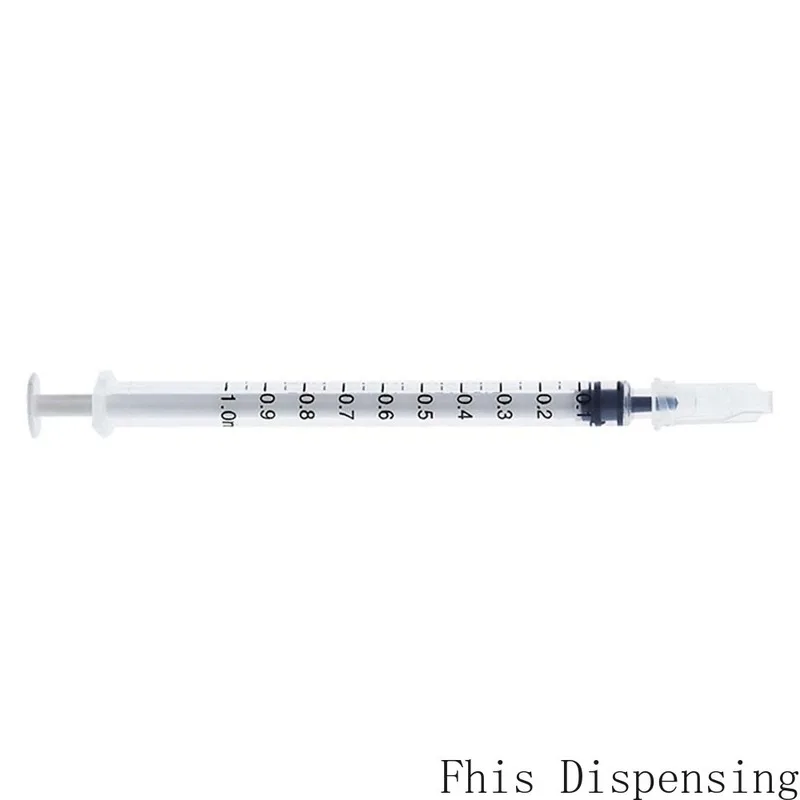 Dispensing Syringes 1cc 1ml Plastic with Tip Clear Cap Pack of 10 | Обустройство дома