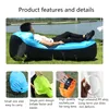 Waterproof Lazy Air Inflatable Sofa Portable Outdoor Beach Air Sofa Bed Sleeping Bag Bed Oxford Cloth 4
