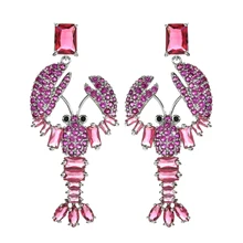 Высокое качество модные Омаров циркон серьги для женщин/девочек сладкий для романтической свадьбы, вечеринки ювелирные серьги ER-365