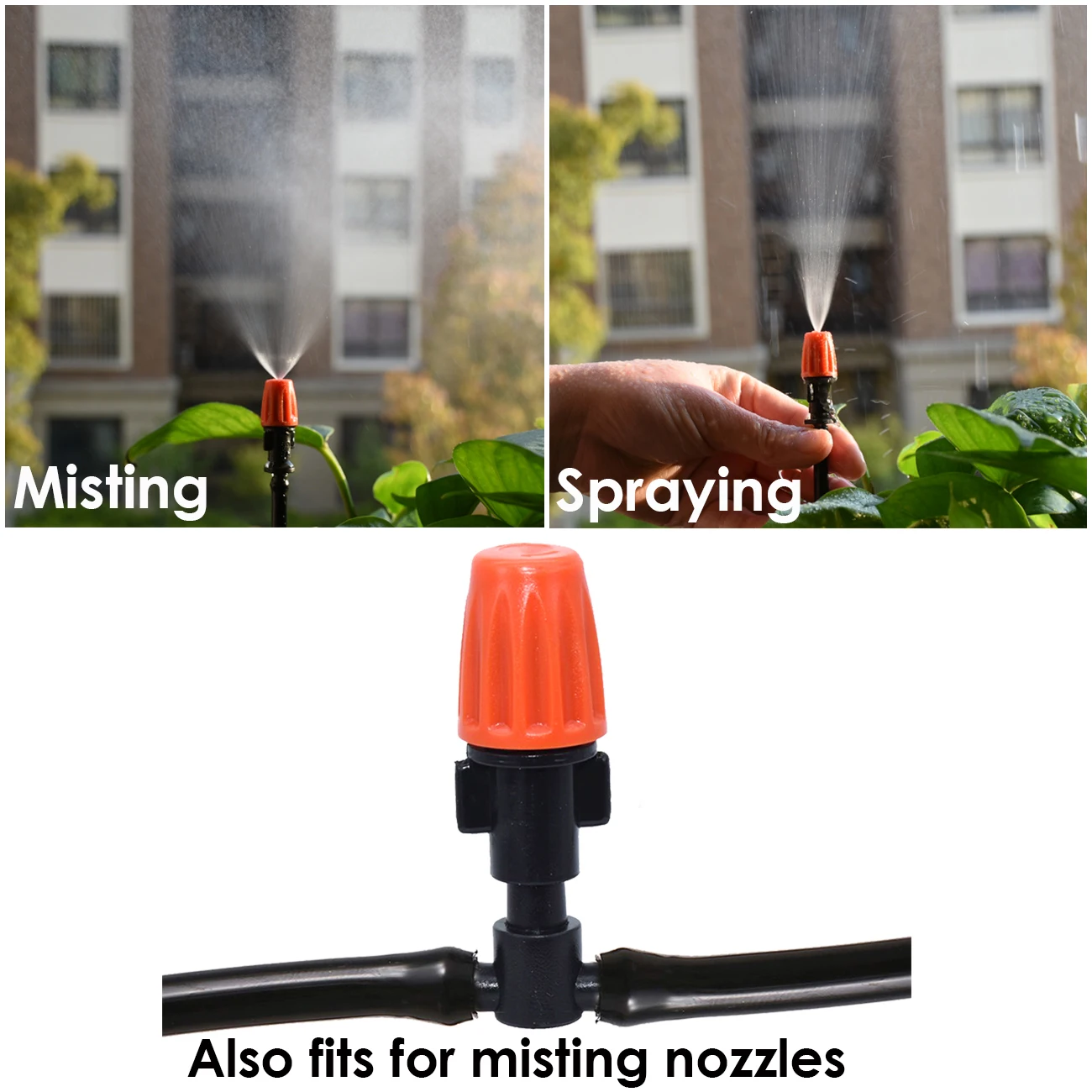 Description Picture 3 of itemKESLA 10m-30m Watering Hose 1/4'' Garden Drip Tubing Pipe 4/7mm PVC Hose Irrigation Systems Kits for Greenhouses Lawn Balcony