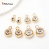 14k Real Gold Plated 3mm/4mm/5mm/6mm Positioning End Beads DIY Making Jewelry Chain Connector Accessory Findings ► Photo 2/6