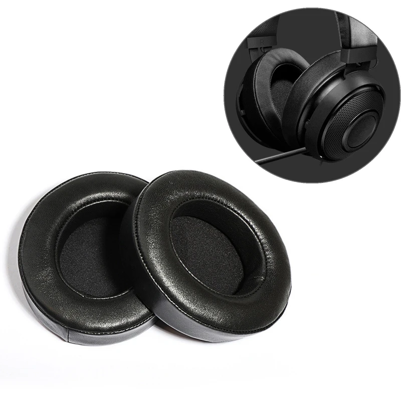 Lambskin Earpads Foam Ear Pads Cushions For Razer Kraken 7 1 Chroma V2 USB Gaming Pro V2 Headphone Replacement