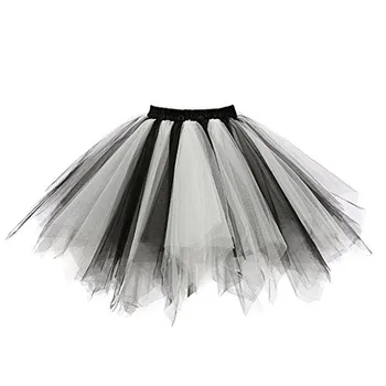 

Summer Tulle Skirts Fashion Women Pleated Gauze Colours Mesh Short Skirt Adult Party Dancing Skirt free shipping 1.15